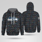 Seattle Crucial Catch 2021 Hoodie (100% Donation National Breast Cancer Foundation)