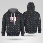 New York Crucial Catch 2021 Hoodie (100% Donation National Breast Cancer Foundation)