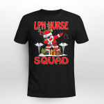 Christmas LPN Nurse Squad Reindeer Santa T-Shirt