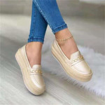 Fashion Vulcanized Shoes With Chain For Women