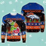 Denver Broncos Funny Grinch Ugly Sweater style  3D All Over Printed Shirt, Sweatshirt, Hoodie, Bomber Jacket Size S - 5XL
