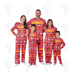 Kansas City Chiefs NFL Ugly Pattern Family Holiday Pajamas