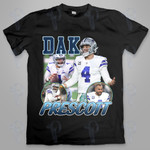 NFL Dallas Cowboys Dak Prescott Autographed Graphic Unisex T Shirt, Sweatshirt, Hoodie Size S - 5XL