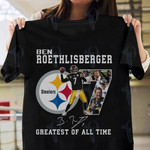 Ben Roethlisberger Shirt, Pittsburgh Steelers NFL Graphic Unisex T Shirt, Sweatshirt, Hoodie Size S - 5XL