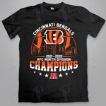 Cincinnati Bengals 2021 2022 AFC North Division Champions NFL VIT Graphic Unisex T Shirt, Sweatshirt, Hoodie Size S - 5XL