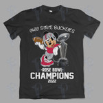 OHIO STATE BUCKEYES 2022 ROSE BOWL CHAMPIONS NCAA football Graphic Unisex T Shirt, Sweatshirt, Hoodie Size S - 5XL