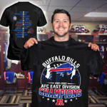 Buffalo Bills 2021 2022 American Football Conference AFC East Champions NFL Two Sided Graphic Unisex T Shirt, Sweatshirt, Hoodie Size S - 5XL