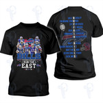 Bills Run The East Shirt, Buffalo Bills AFC East Division Champions NFL Two Sided Graphic Unisex T Shirt, Sweatshirt, Hoodie Size S - 5XL