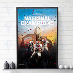 Georgia Bulldogs CFP National Champions NCAA Football Stadium Wall Art Print Poster