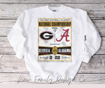 National Championship 2022 Georgia Bulldogs NCAA Graphic Unisex T Shirt, Sweatshirt, Hoodie Size S - 5XL