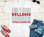 UGA Championship Shirt, Georgia BullDogs Football Shirt NCAA