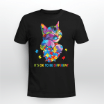 Autism - it's ok to be different T shirt