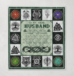 To My Viking Husband, I Love You The Most, Love Your Wife Quilt Blanket 149
