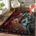 Spirit Of A Vikings, Heart Of A Wolf Area Rug 165