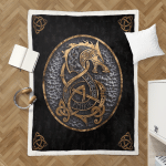 Viking Dragon Shepra Blanket 128