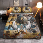 Bear Native American Quilt Bed Set 329