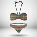 Native American Tribal Bandeau Bikini Set B001