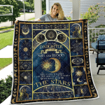Wicca I Am Daughter Of The Sun And Moon Quilt Blanket 158
