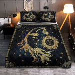 Wicca Sun and Moon Mandala Quilt Bed Set 129