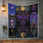 Wicca March Girl Daughter Of The Sun And Moon Quilt Blanket 246