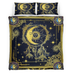 Wicca Sun And Moon Mandala Bedding Set 257