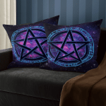 Wicca pentacle W08 Pillow Case Cover