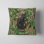 Wicca black cat W019 Pillow Case Cover