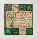 Wicca Husband And Wife, Tree Of Life Quilt Blanket 169