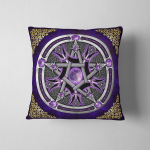 Wicca Pentacle W07 Pillow Case Cover