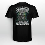 Biker - The devil whispered to me T shirt 2