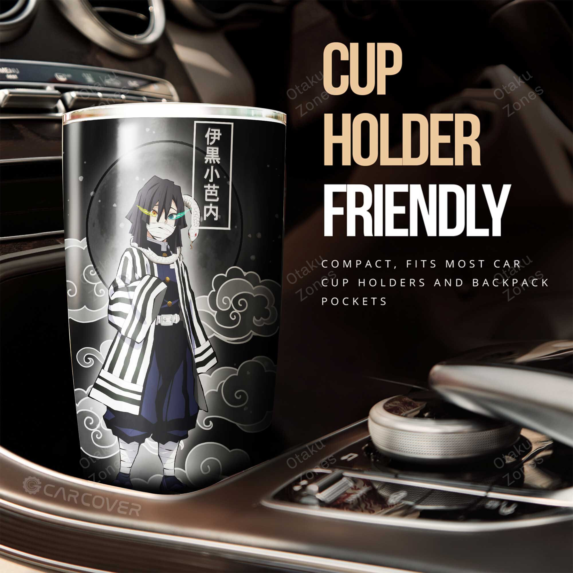 BEST Obanai Iguro Demon Slayer Car Interior Accessories Tumbler Cup2
