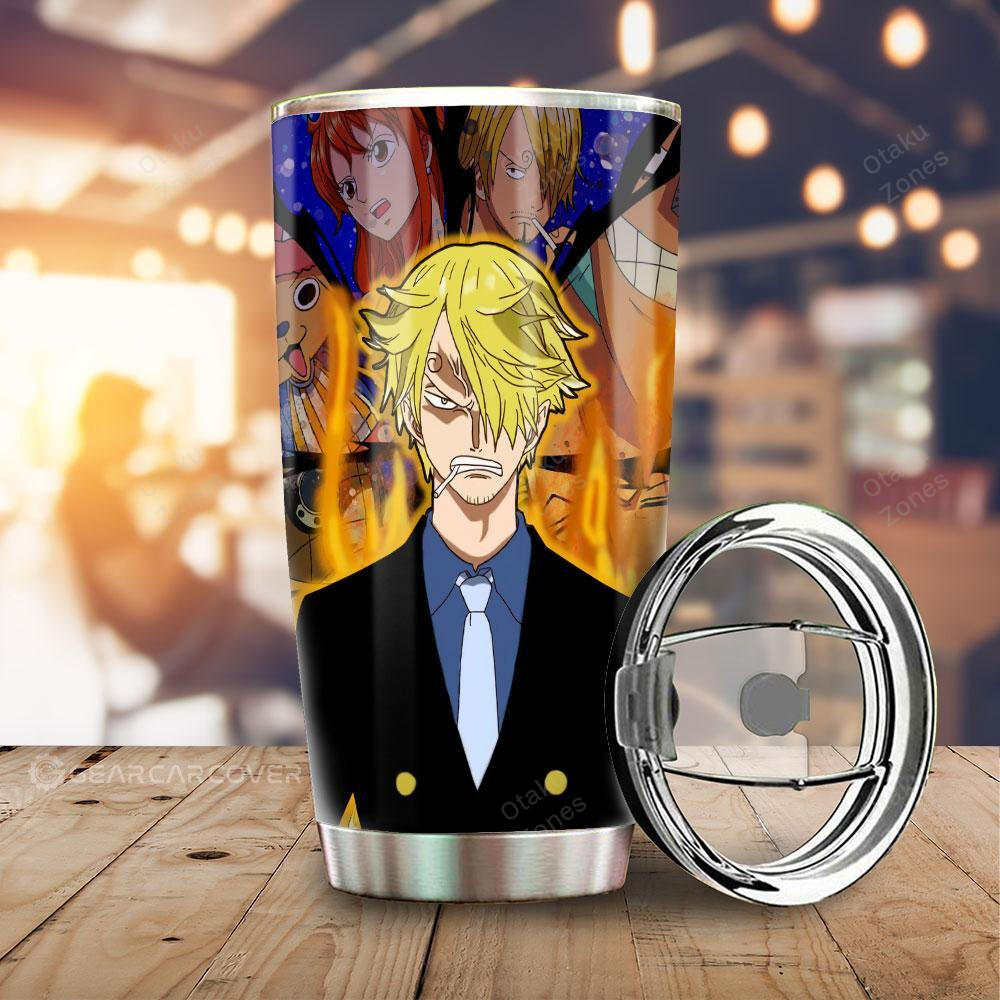 BEST Sanji One Piece Car Interior For Tumbler Cup1