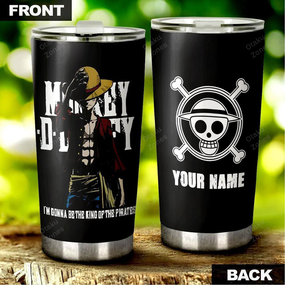 BEST Personalized One Piece Monkey D. Luffy Car Interior Tumbler Cup1