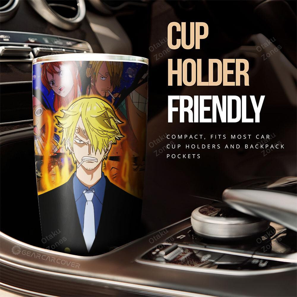BEST Sanji One Piece Car Interior For Tumbler Cup2