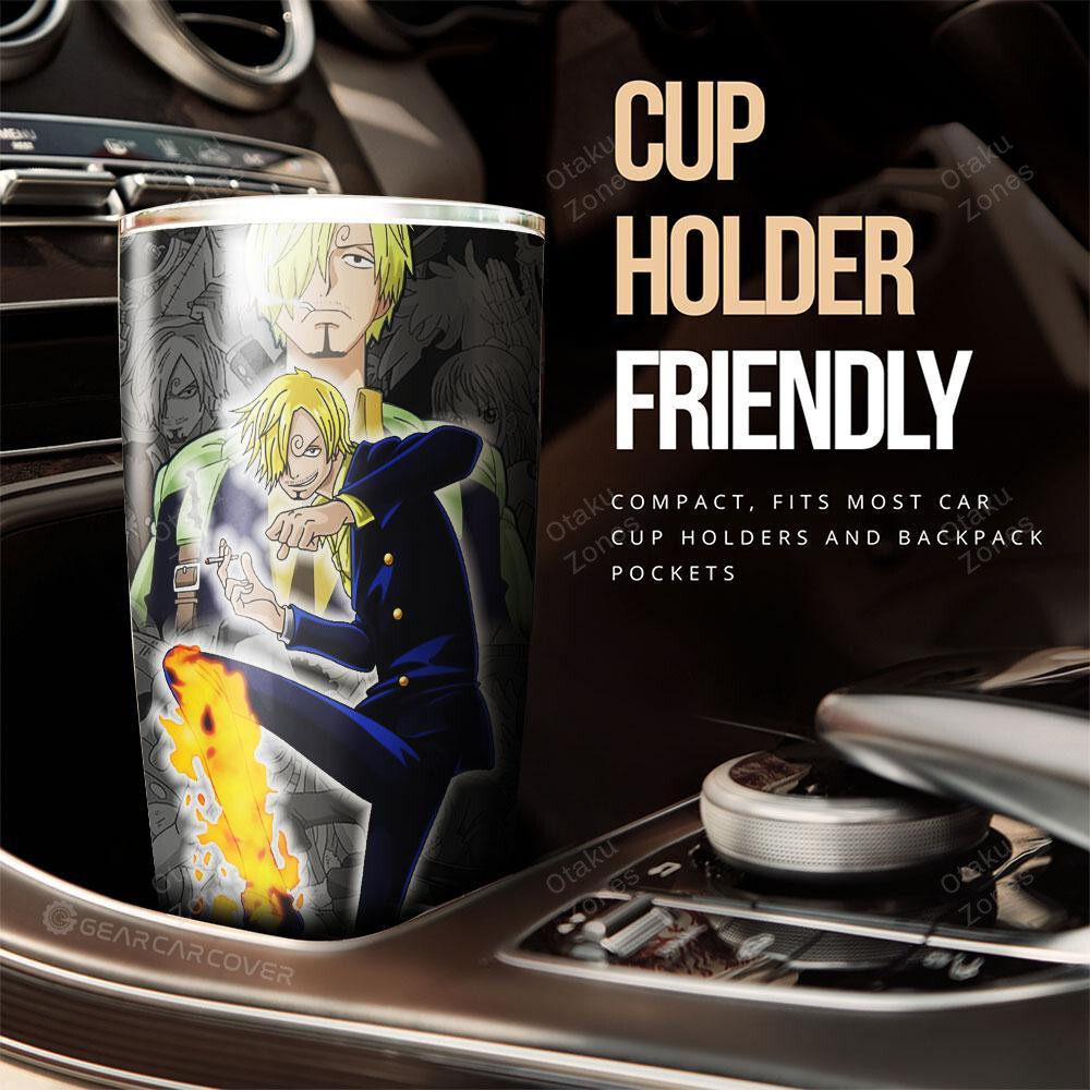 BEST Sanji One Piece Car Interior Tumbler Cup2