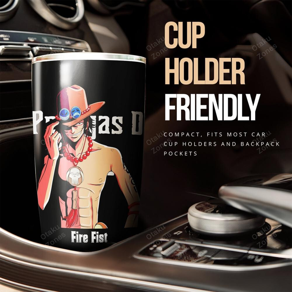 BEST Personalized One Piece Portgas D. Ace Tumbler Cup2