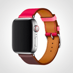 LEATHER STRAP ROSE BROWN