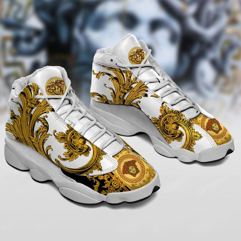 Versace styles  air jordan 13  shoes sport sneakers hot year- hot  sneaker shoes -  gift shoes for fan like sneaker-shoes full  size chart for customer
