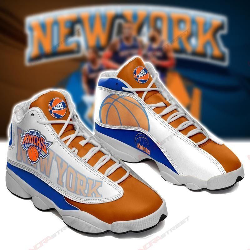 New york knicks air jordan 13 sneakers sport shoes for fans - men-6
