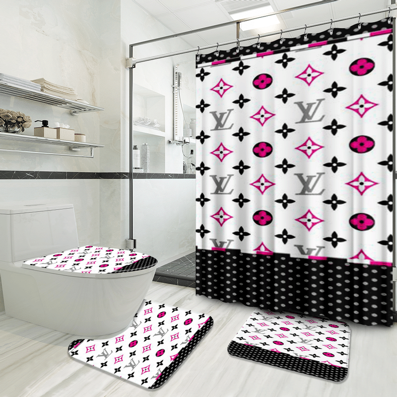 Popular Fashion Sense For You Kyber, Louis Vuitton Shower Curtain Pink