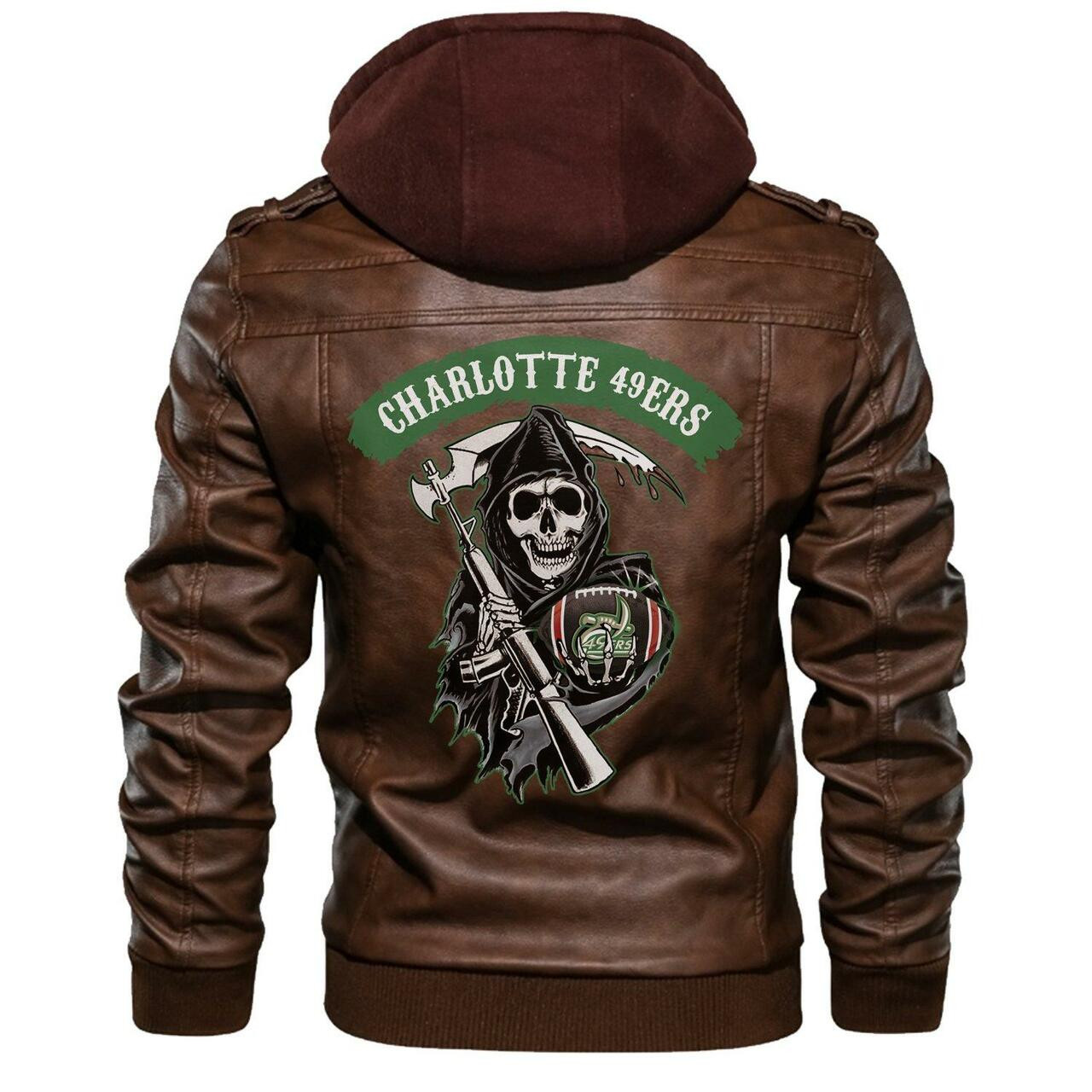 Our store has all of the latest leather jacket 208