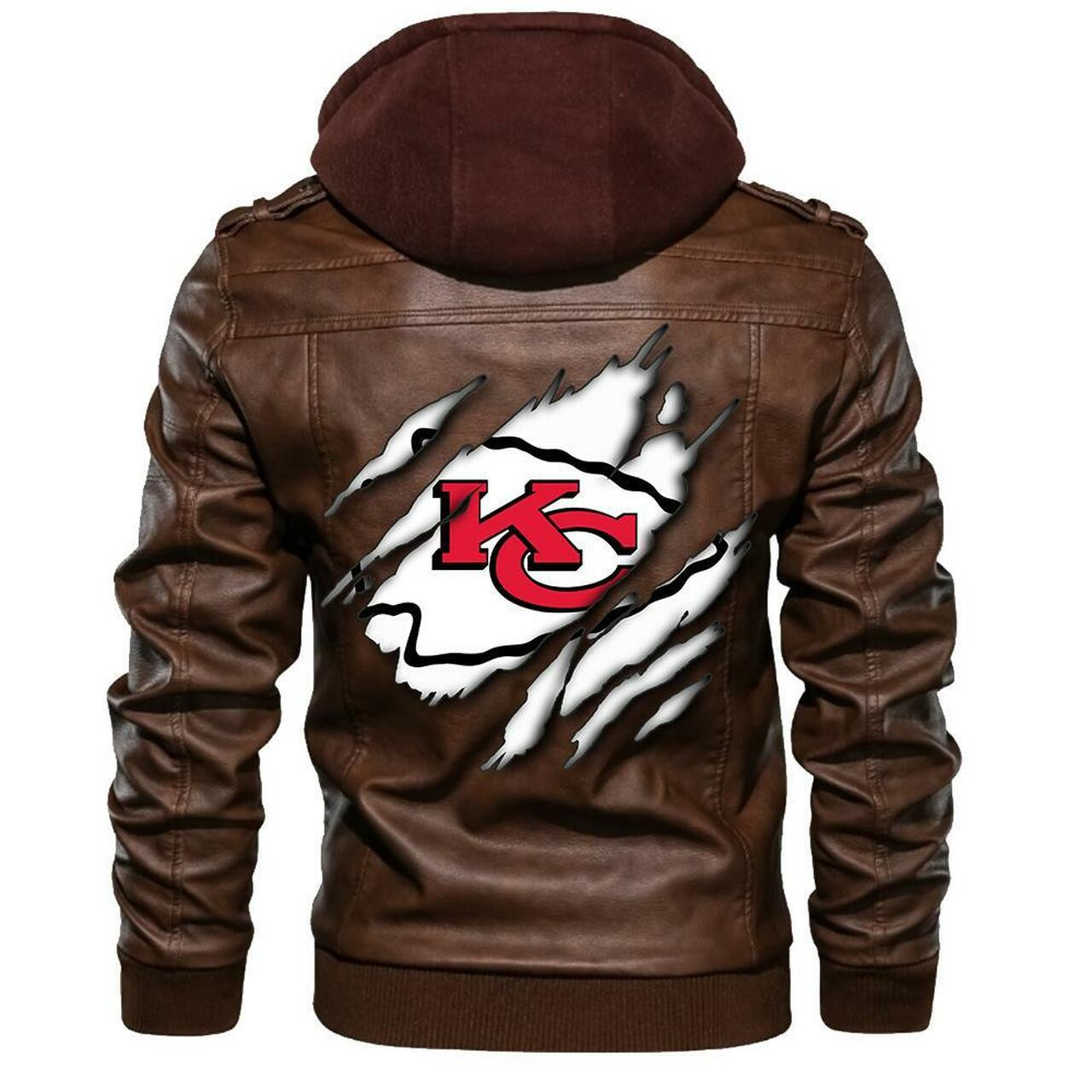 This leather Jacket will look great on you and make you stand out from the crowd 299