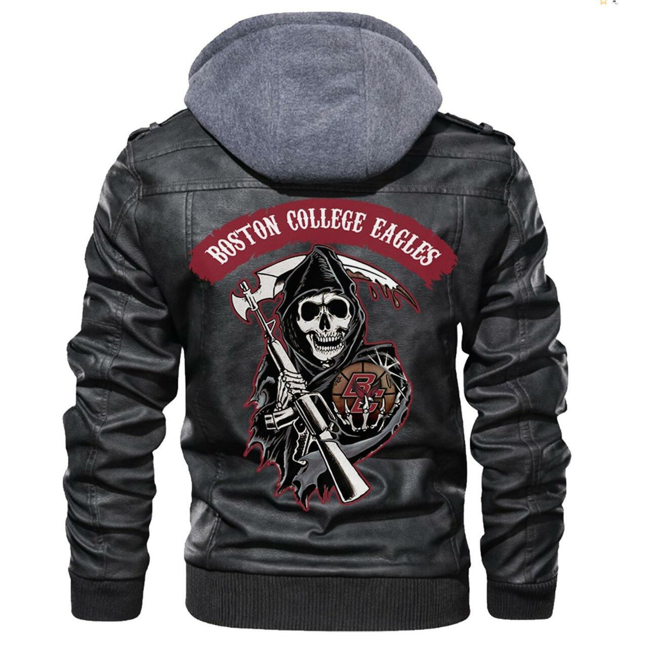 Our store has all of the latest leather jacket 106