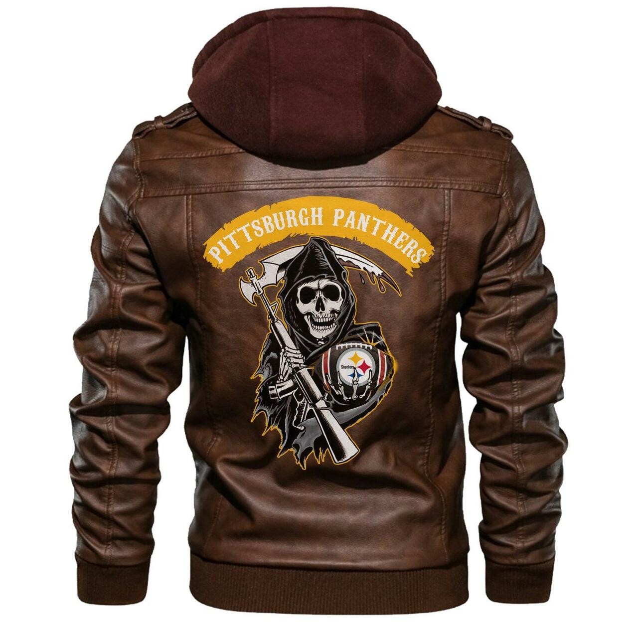 Our store has all of the latest leather jacket 77