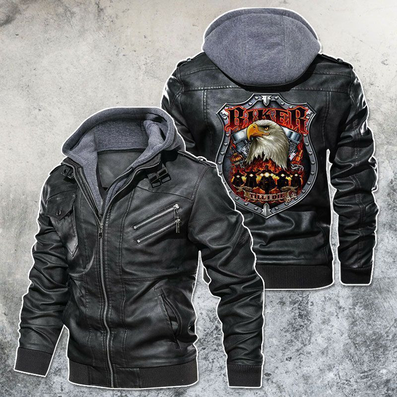 This leather Jacket will look great on you and make you stand out from the crowd 483