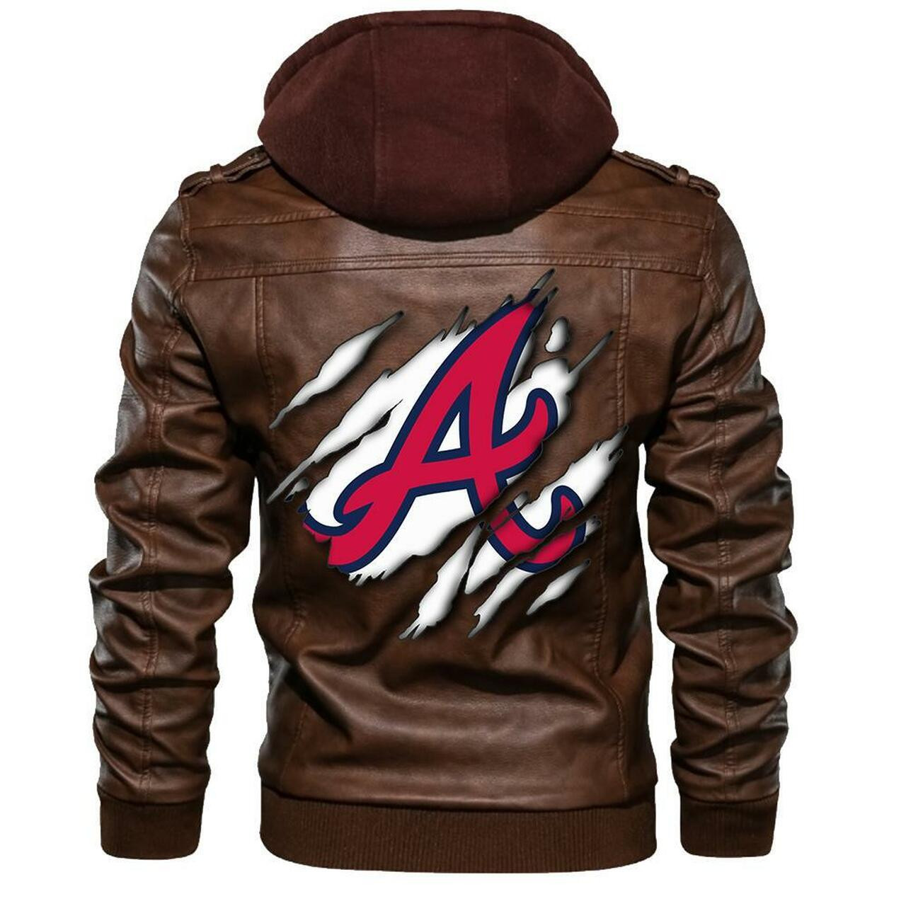 Top leather jacket can keep you warm on cooler days 223