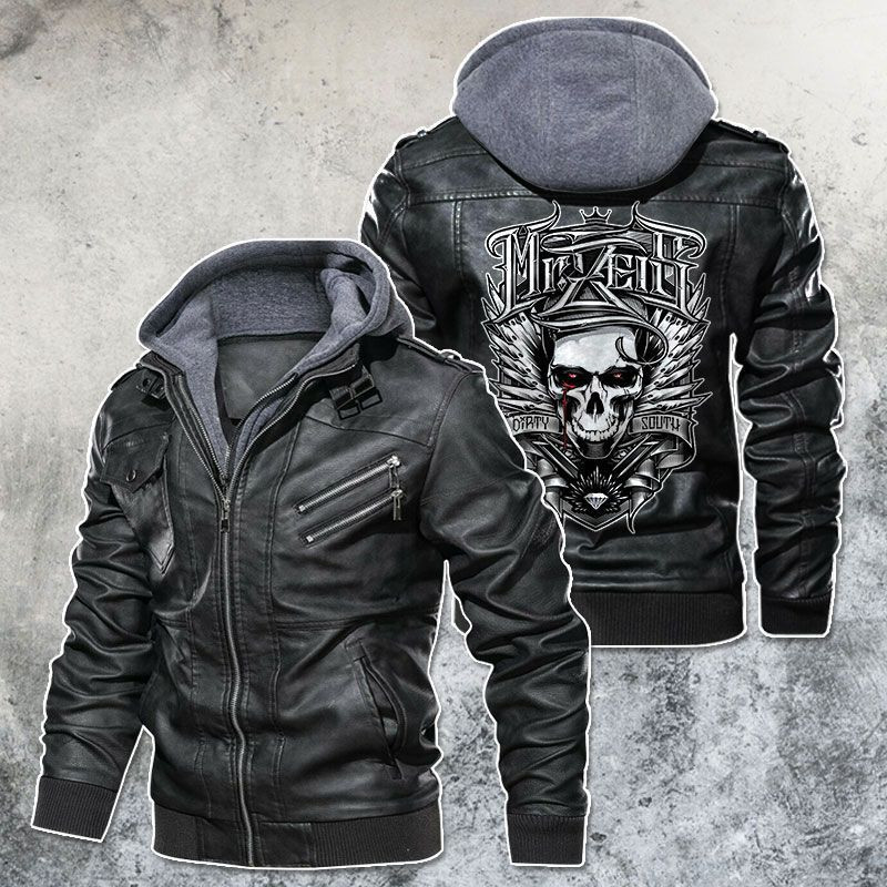 Top leather jacket can keep you warm on cooler days 278