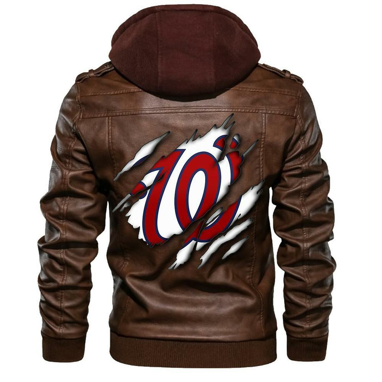 Top leather jacket can keep you warm on cooler days 219