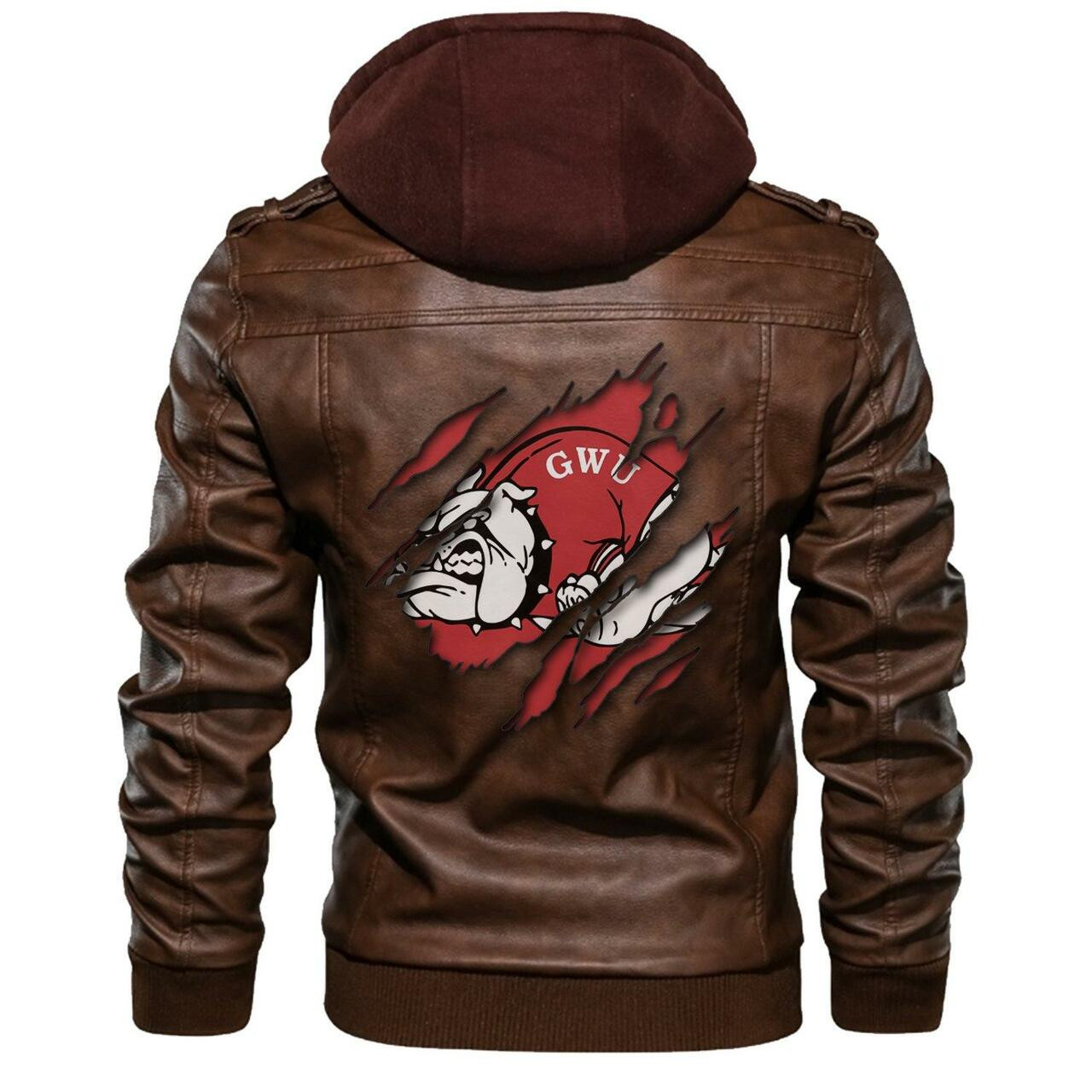 Nice leather jacket For you 244