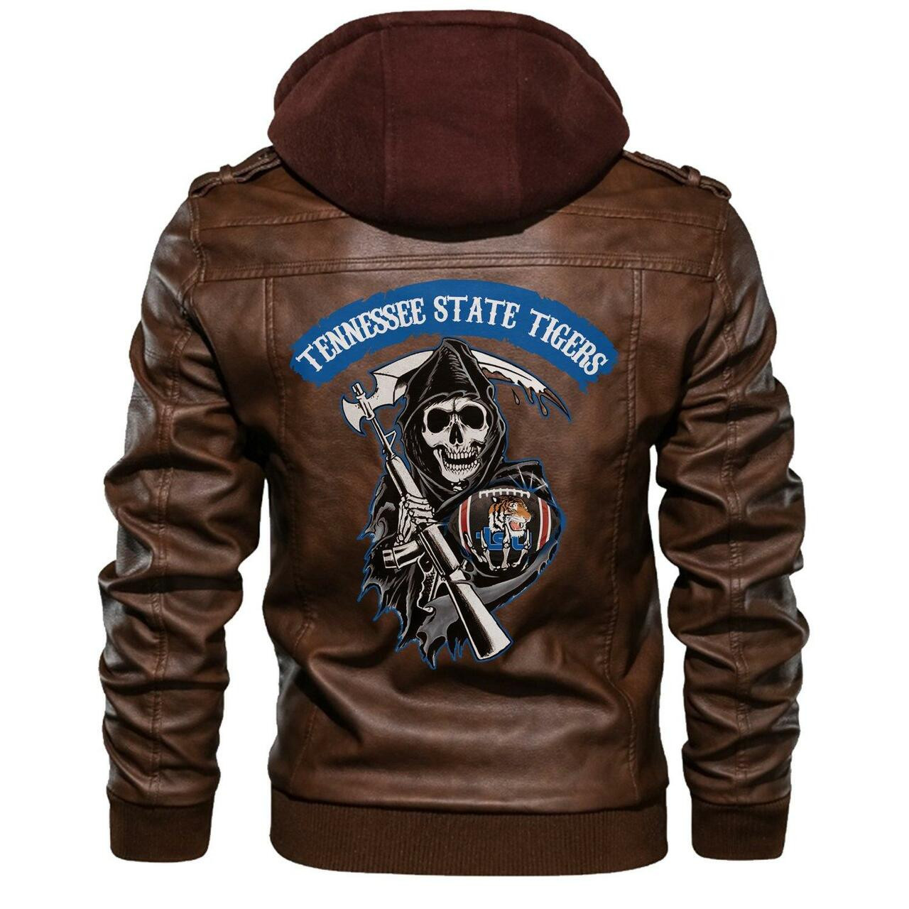 Check out and find the right leather jacket below 199